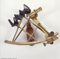 19th-century sextant at mystic seaport musuem