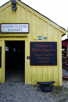 Thames Keel & Shipbuilding Exhibit at Mystic Seaport Museum