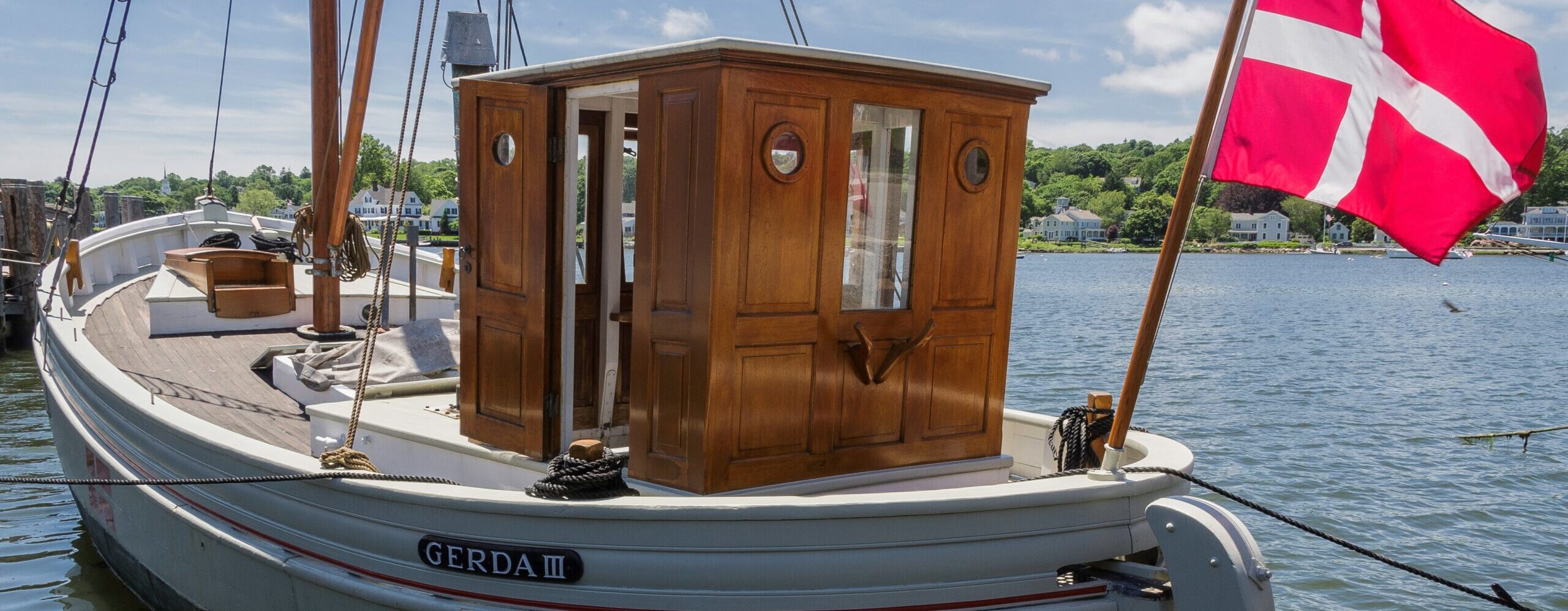 In 1989, the 1926 Danish lighthouse tender GERDA III was donated by the Danish government to the Museum of Jewish Heritage in New York City. The vessel is now kept at Mystic Seaport Museum where a group of volunteers are caring for it. GERDA III played an important role during World War II. In October 1943, around 300 Danish Jews were smuggled from Copenhagen in the boat’s hold over the Øresund strait to the neutral Sweden. Some 300 vessels took part in this unique rescue operation, saving 7,742 Jews, or an amazing 95% of the Jewish population in Denmark, from the Nazis.