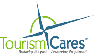 tourism cares logo with text