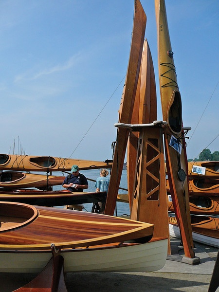 Mystic seaport wooden boat show
