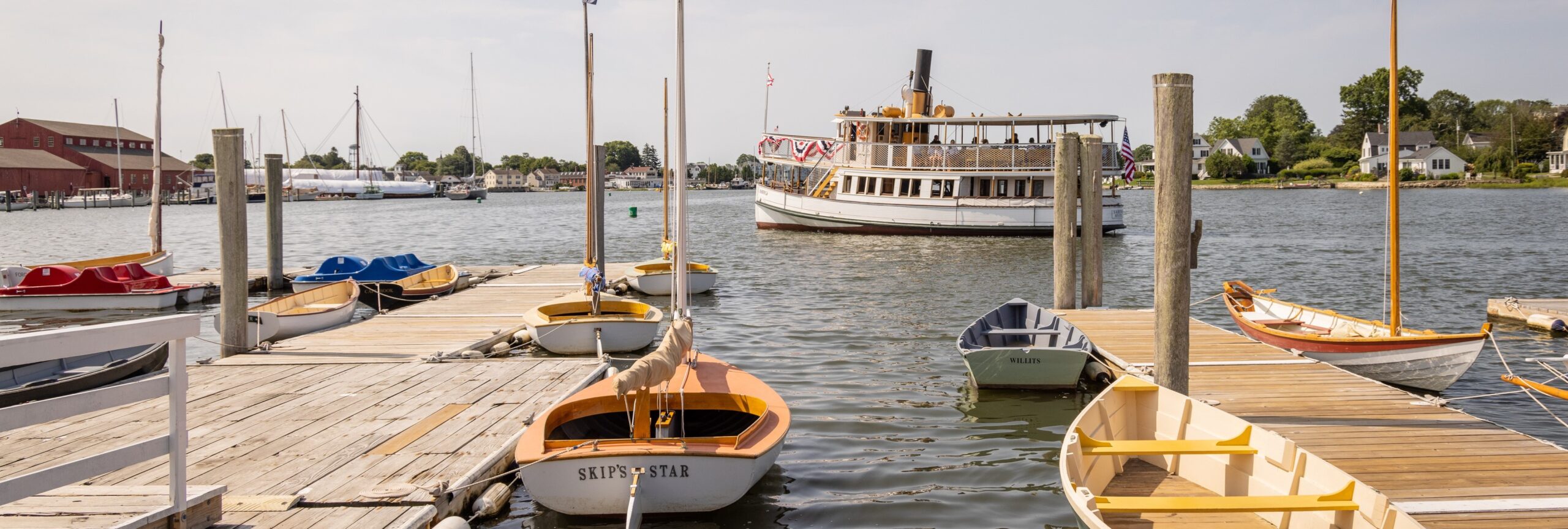 Get out on the water on a Museum boat.