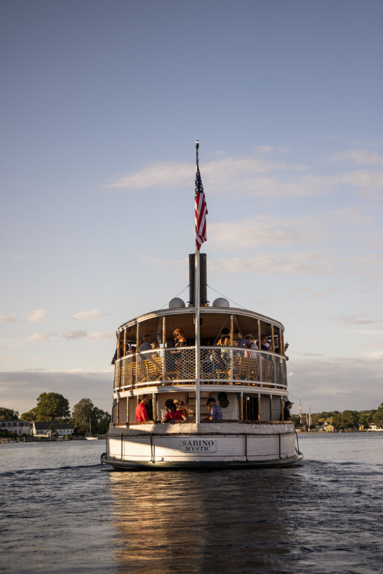 Steamboat Sabino on the Mystic River.